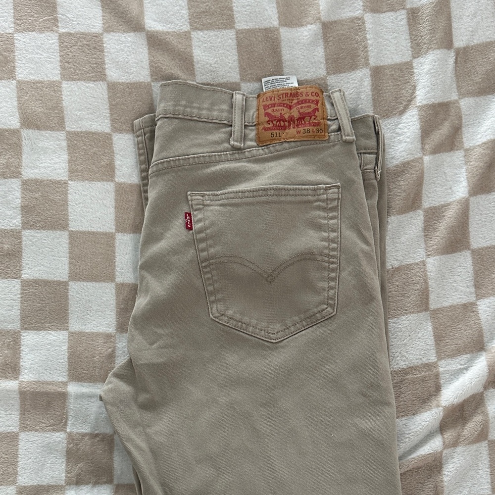 Levi's Khaki Denim Pants
